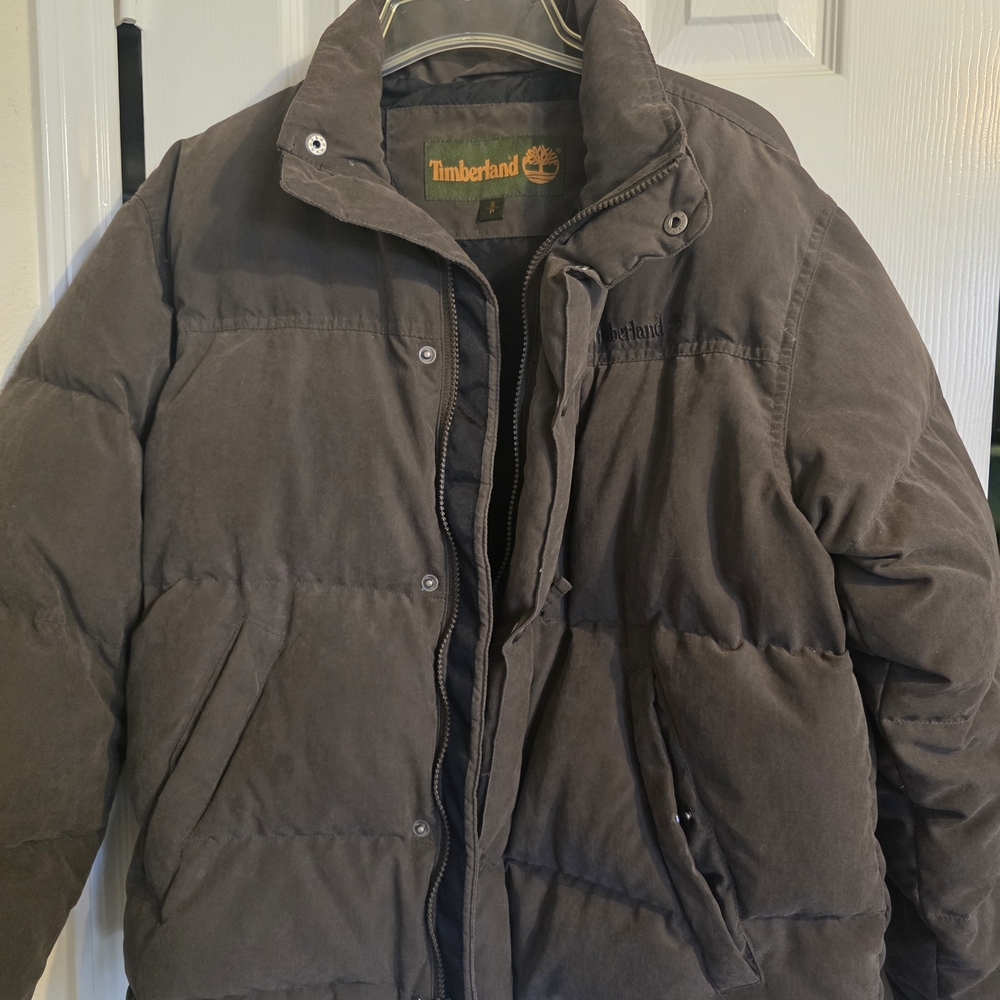 Timberland Dark Brown Puffer Jacket